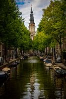 Amsterdam | Staalmeestersbrug met zicht op Zuiderkerk