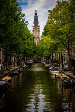 Amsterdam | Staalmeestersbrug mit Blick auf die Zuiderkerk von Mark Zoet