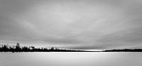 Bevroren meer Lapland