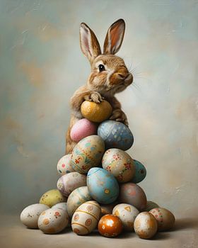 Der Osterhase ist süß drauf