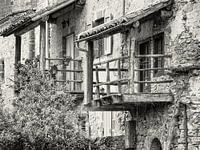Detail of a balcony.