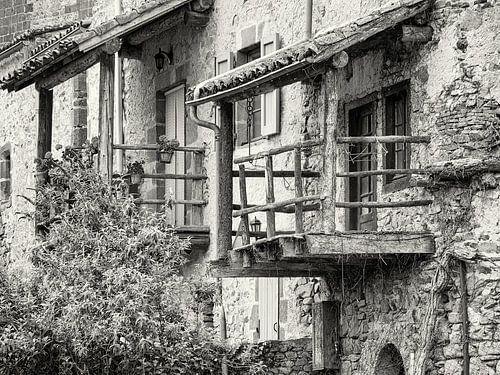 Detail van een balkon.