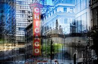 City-Art CHICAGO COLLAGE von Melanie Viola Miniaturansicht