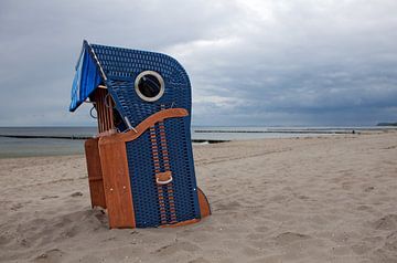 Strandstoel op het eiland Usedom van t.ART