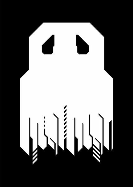 GHOS FACE SIMPLE VECTOR by Taufan Heriyansyah