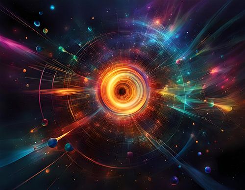 Kwantum fysica door artistieke expressie