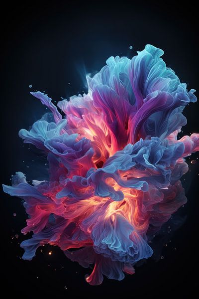 Abstract organic forms by Digitale Schilderijen