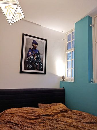 Zonnige zonnebril - Portret Afrikaanse Vrouw