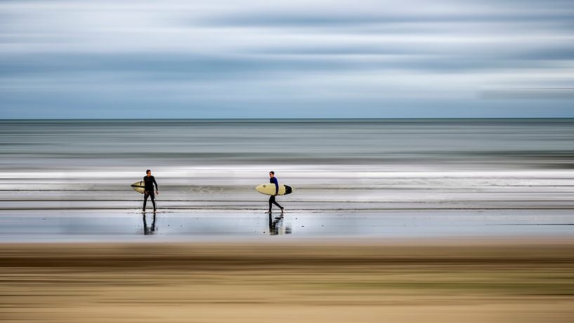 On the beach of Port Douglas panoramic by Chantal CECCHETTI
