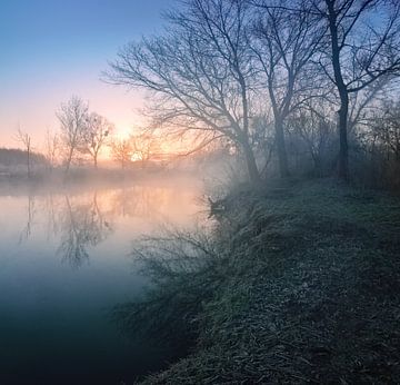 Spring mystery of the river by Stanislav Salamanov
