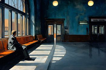 L'homme dans la salle d'attente