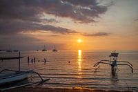 Zonsondergang in Lovina Bali