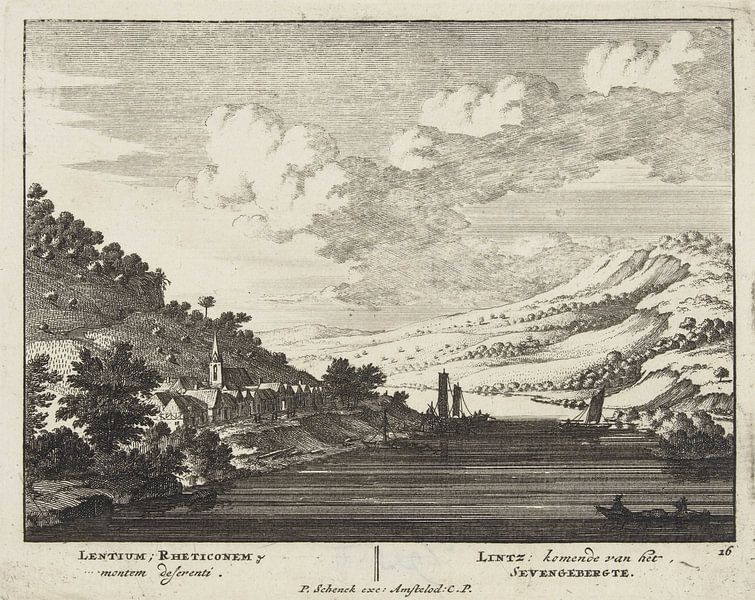 Jan van Call (I), Linz on the Rhine, 1694 - 1697 by Atelier Liesjes