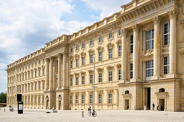 Facade of the newly built Humboldt Forum in Berlin by Heiko Kueverling