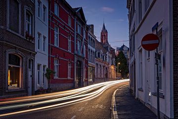 Lichtspuren in Maastricht von Rob Boon