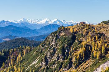 Berghütte mit Panorama