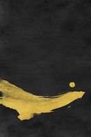 Paysage minimal noir et jaune 02