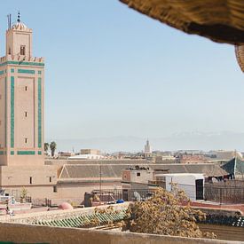 Moskee in Marrakesh van Vera van den Bemt