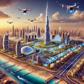 Dubai - Futuristic Cities by Eric Nagel