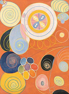 Groep IV, nr. 3. De Tien Grootsten, Jeugd (1907) door Hilma af Klint van Peter Balan