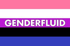 Genderfluid Text Art Pride by Art Kingdom