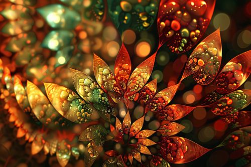 Abstracte Bloemen Compositie