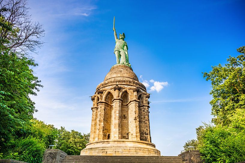 Het Hermann Monument bij Detmold van Günter Albers