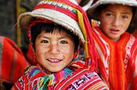 Vrolijk kind uit de Andes in Peru van Geja Kuiken thumbnail