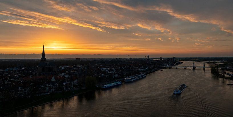 Kampen from the air by Evert Jan Kip