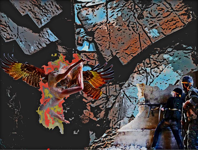 Hoe gaat het met de Engelen tegenwoordig? van Terra- Creative