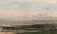 Plage à marée basse (mer de Daubigny), Charles-François Daubigny par Des maîtres magistraux Aperçu