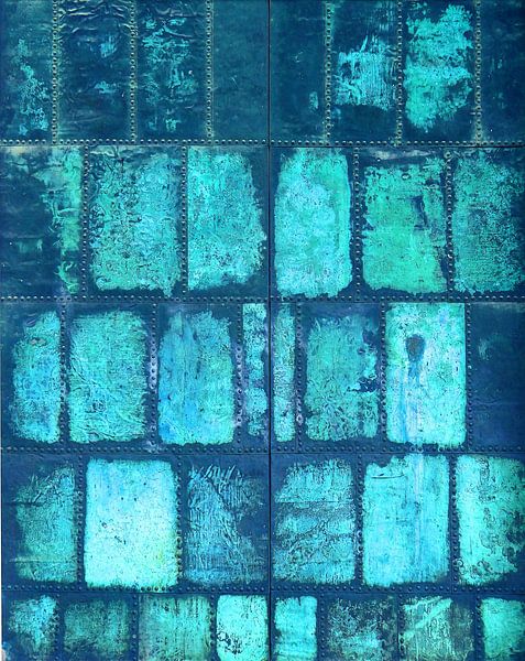 Porte en cuivre par Caroline Lichthart