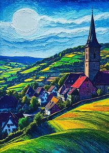 Freudenberg Stadt Heller Himmel