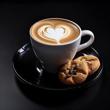 Un café et un biscuit sur TheXclusive Art