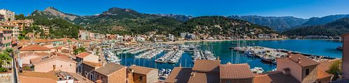 Port de Soller op Mallorca, panorama Spanje Balearen