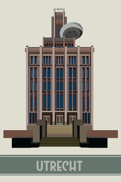 Tintenfass Utrecht von Stedenkunst