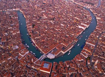 Le cœur de Venise vu du ciel sur Ewold Kooistra