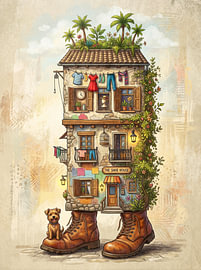 The Moving House by Jutta Maria Pusl