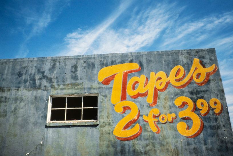 Publicité murale en Caroline du Sud USA 1980 par Albert Brunsting