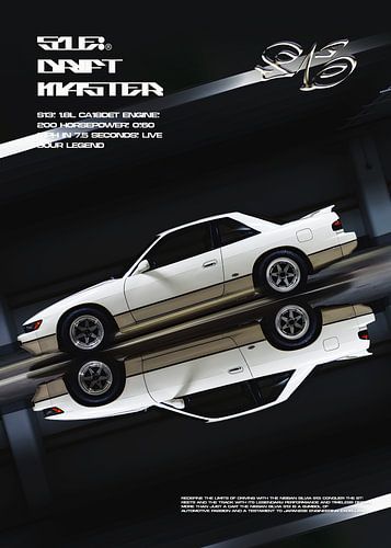 Nissan Silvia S13 Poster