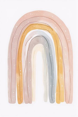 ​Adorable Watercolor Baby Bear Nursery Art Print - Cute Sweater Bear Wall Art in Soft Blue Tones