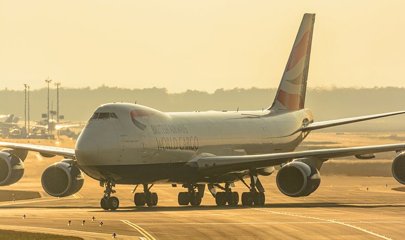 British Airways World Cargo Boeing 747-8. by Jaap van den Berg