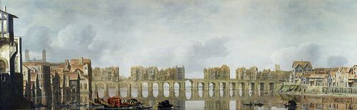 Claude De Jongh,Old London Bridge, 1630