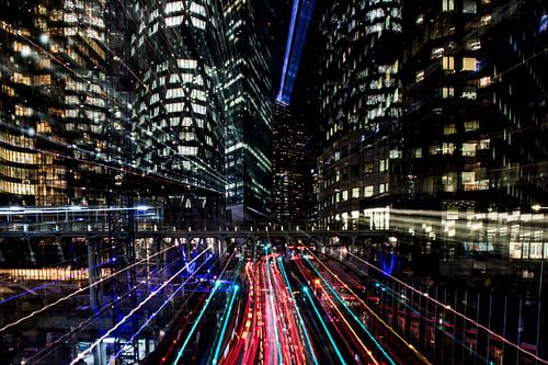 Paris La défense by night IV
