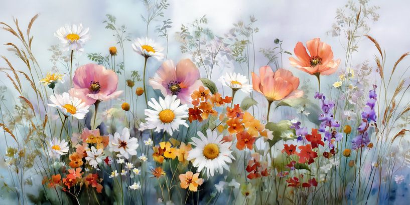 Summer blossoms in a meadow paradise by MArt