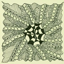 Zentangle Kunst von Anja  Bulté