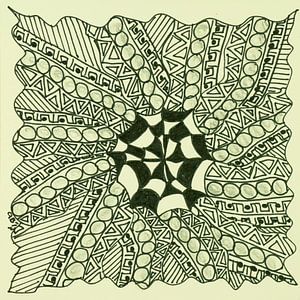 Zentangle Kunst van Anja  Bulté