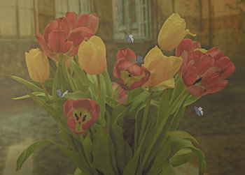 Painterly Beauty Flower Art