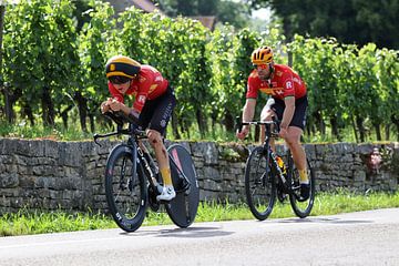 Uno X Mobility team Tour de France and Thor Hushovd by FreddyFinn