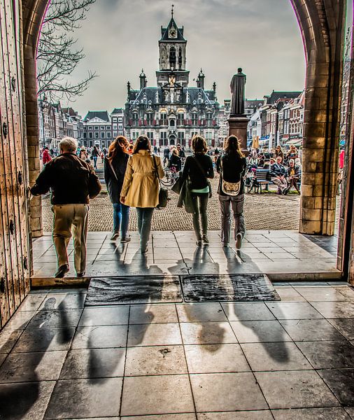 Deur Nieuwekerk Delft par Harrie Muis